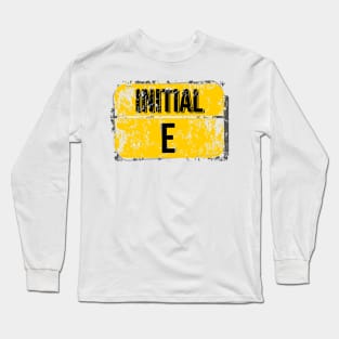 For initials or first letters of names starting with the letter E Long Sleeve T-Shirt